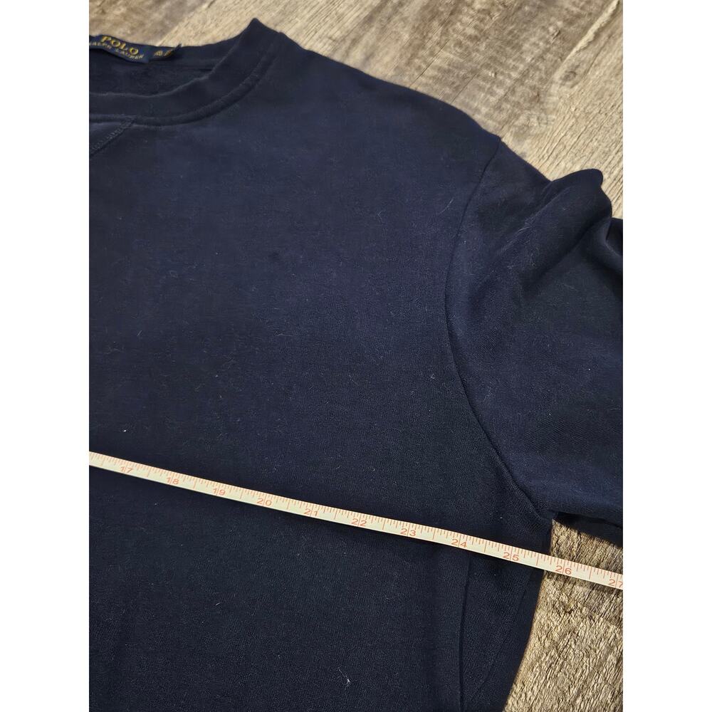 Ralph lauren men's polo bear crewneck sweatshirt xxl 2xl navy blue - Picture 5 of 7